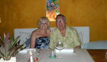 John and Collette in Bora Bora