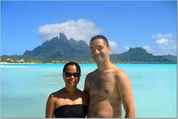 Rebecca and Josh, Honeymoon in Tahiti, Moorea and Bora Bora