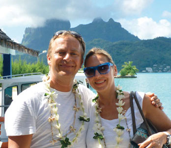 Martina and Martin booked a honeymoon special
